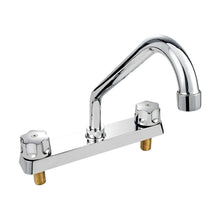 Llave Mezcladora 8" para Fregadero Manerales Zamac Mod. 8950 Sanplom - Sanplom - vista lateral