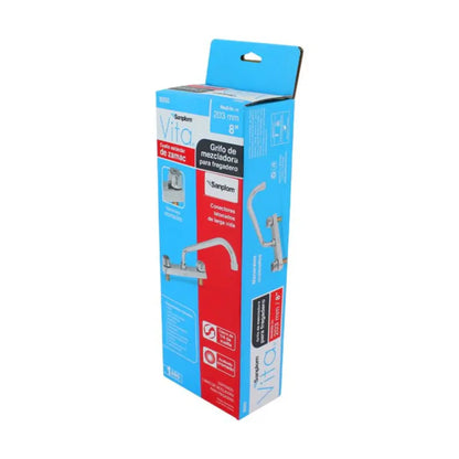 Llave Mezcladora 8" para Fregadero Manerales Zamac Mod. 8950 Sanplom - Sanplom - detalle