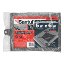 Lona Uso Pesado Color Gris 5 x 6 m - Santul - vista lateral