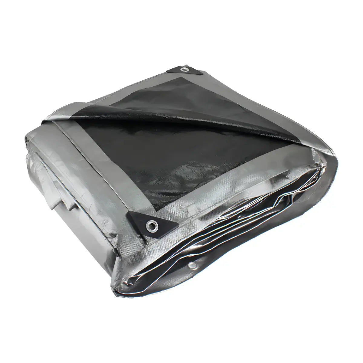 SANTUL, Lona con Sellado Térmico, Ideal para Proteger contra Sol y Polvo, Color Plata, 6 x 12 metros, Modelo 5477 - Santul - vista lateral