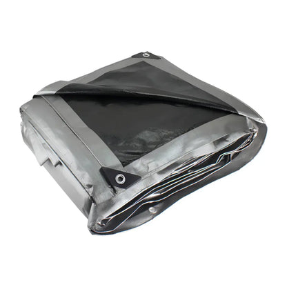 SANTUL, Lona con Sellado Térmico, Ideal para Proteger contra Sol y Polvo, Color Plata, 6 x 12 metros, Modelo 5477 - Santul - vista lateral