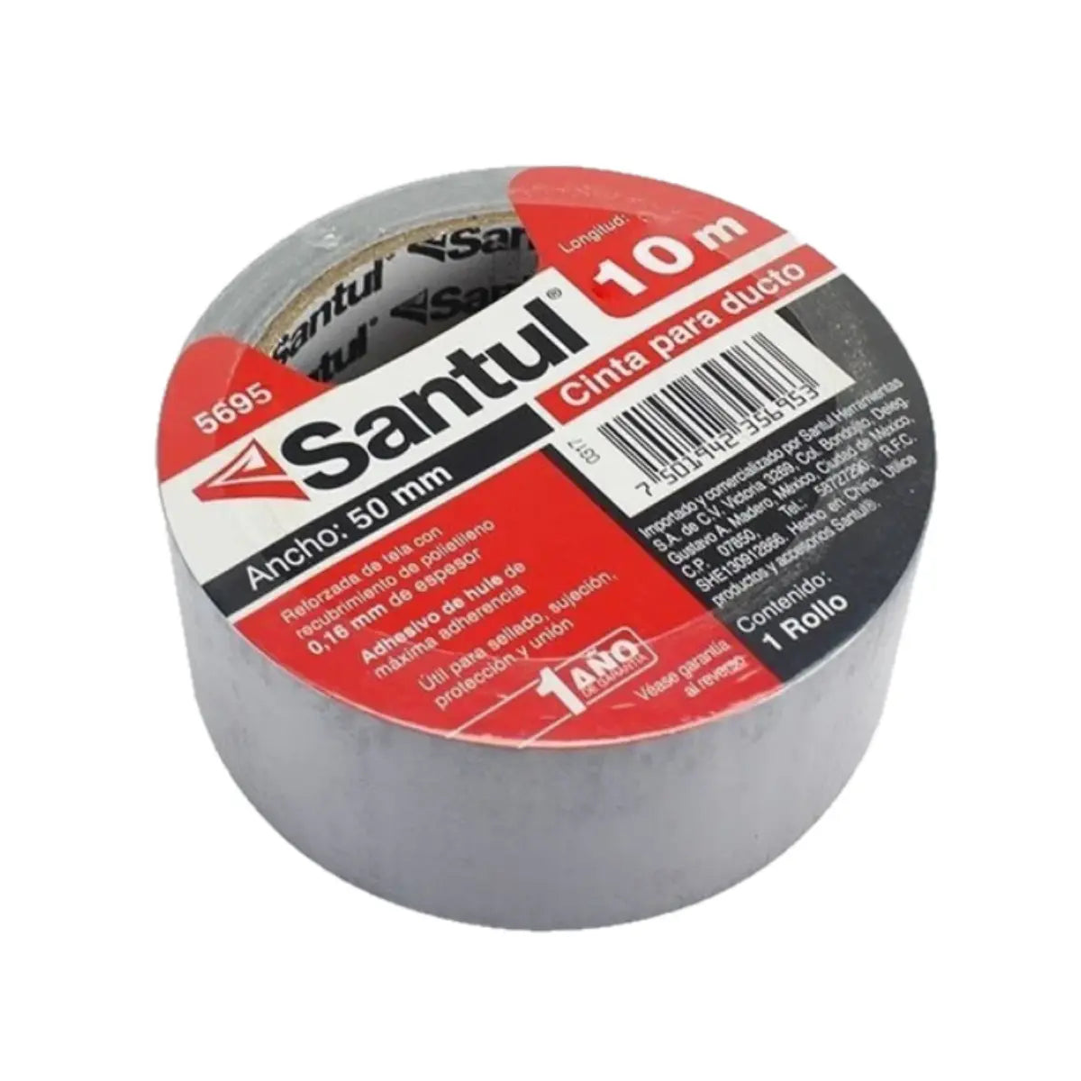 Cinta Adhesiva de Ducto 10 m Santul - Santul