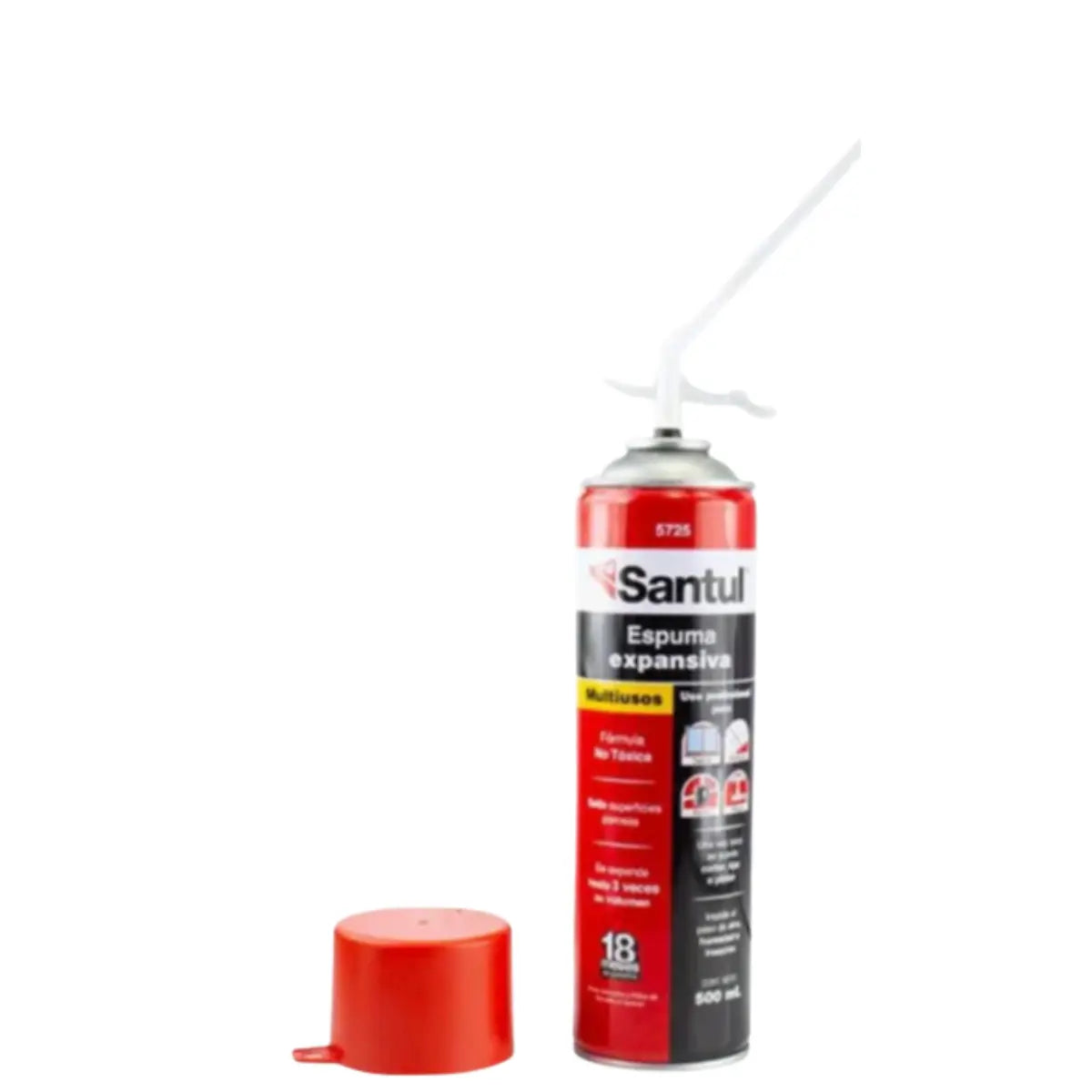 Espuma expansiva de poliuretano 500 ml Santul 5725 - Santul - vista lateral