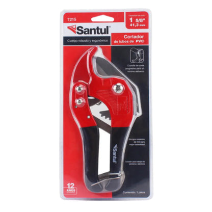 Cortador para tubos de PVC has ta 1 5/8" Santul - Santul - empaque
