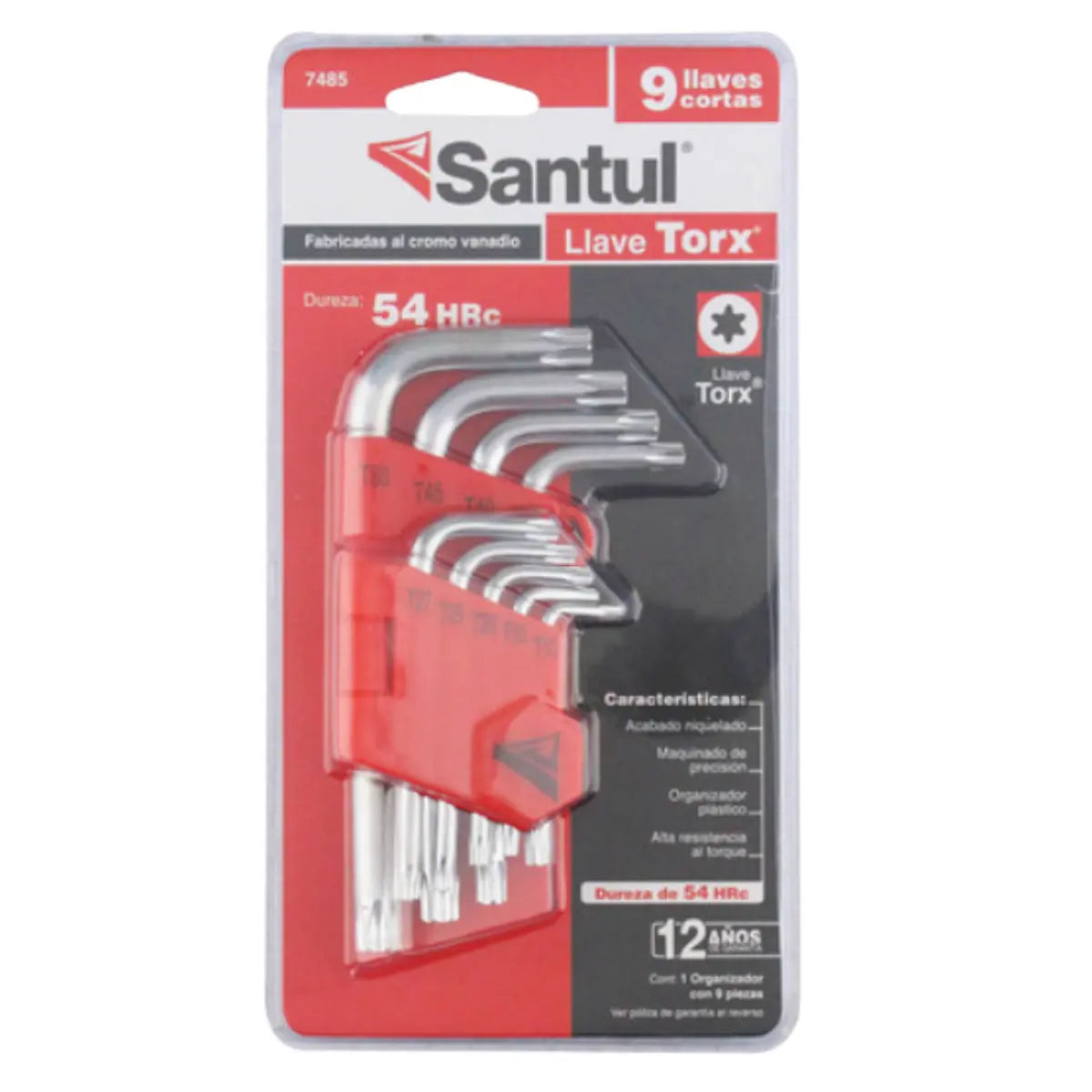 Llaves Torx Santul Juego de 9 piezas 7485 - Santul
