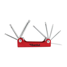 Juego 8pzs Llave Torx Santul Tipo Navaja Acero - Santul - detalle