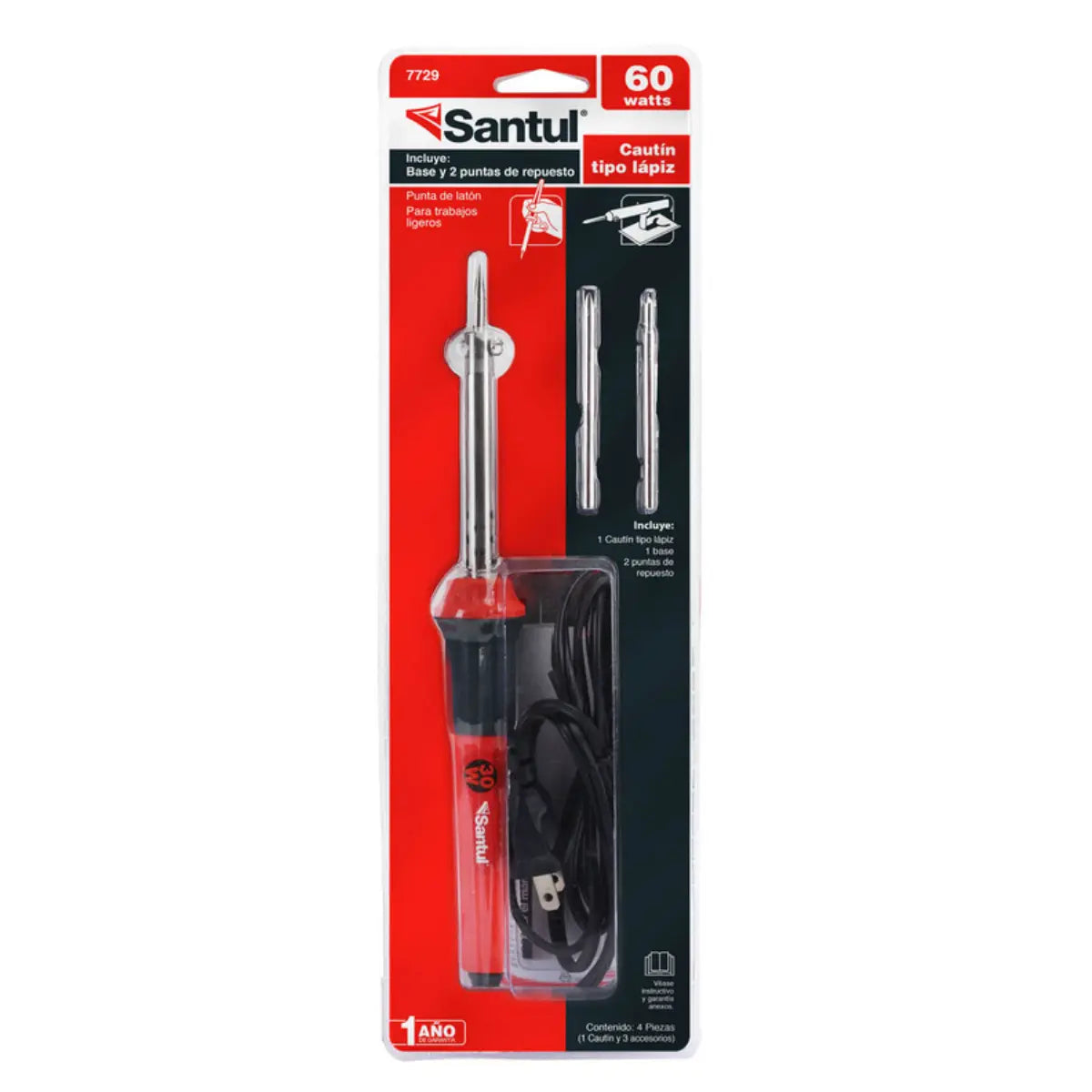 Cautín tipo lápiz 60 W Santul - Santul