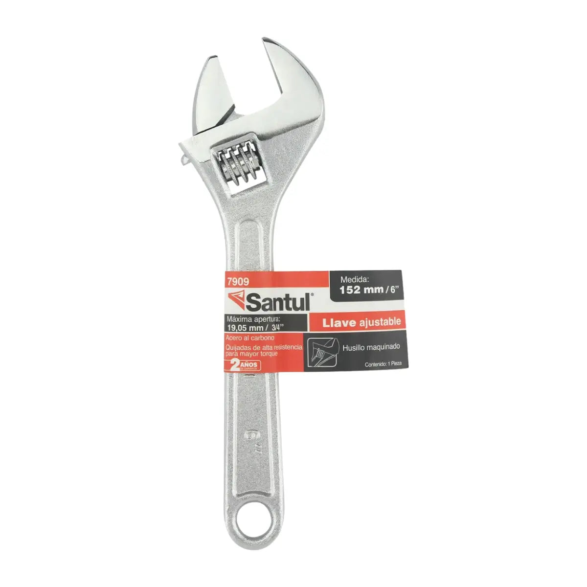 Llave Ajustable Santul Clásica 3/4 x 6 Cromada Perico - Santul
