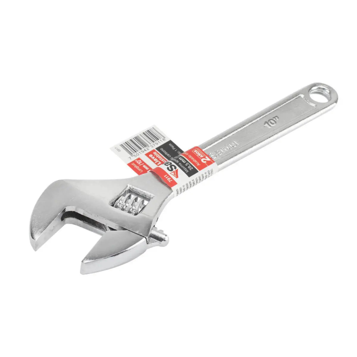 Llave Ajustable Perico Clásico Santul 1 1/8 X 10 Cromada - Santul - vista lateral