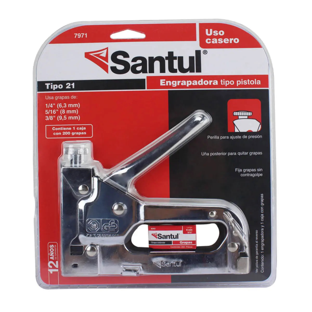 Engrapadora Tipo Pistola 21 Santul - Santul - detalle
