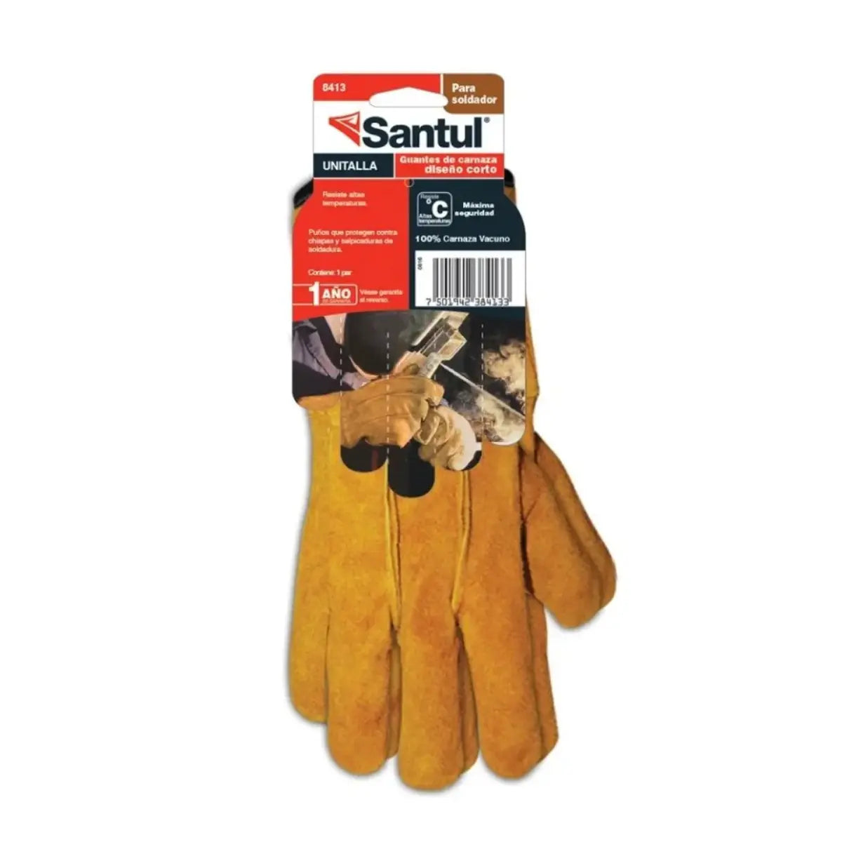 Guantes de Carnaza para Soldar Santul - Santul - detalle