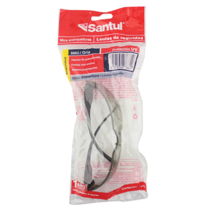 Lentes de Seguridad Gris Mica Antirrayaduras Santul 8862 - Santul