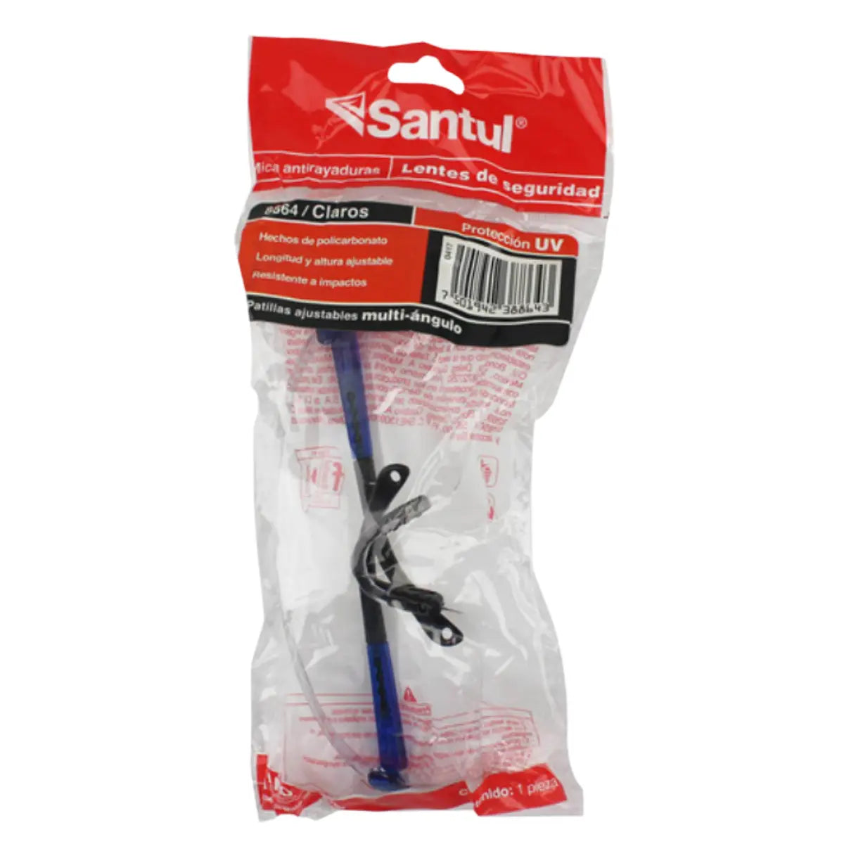 Lentes de Seguridad Multi Ángu Santul 8864 Transparente - Santul