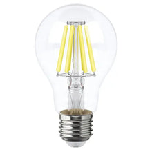 Foco LED filamentos A19 8W luz calida, caja color Aksi - Aksi - detalle