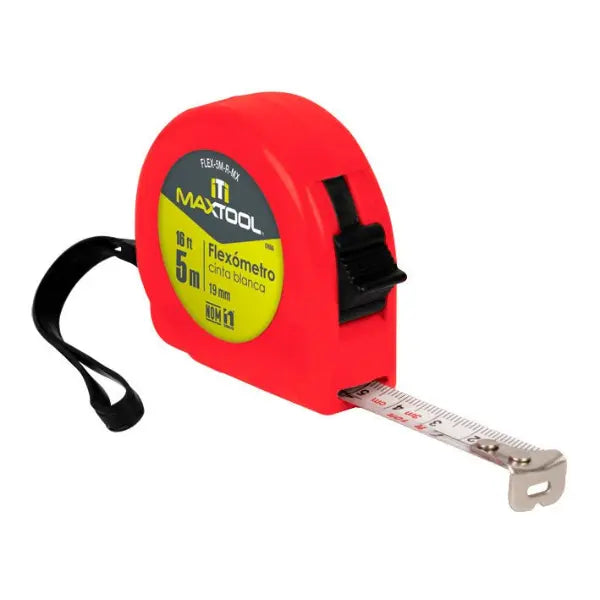 Flexometro de 5 mts en tarjeta de 6 pzs Aksi - Aksi