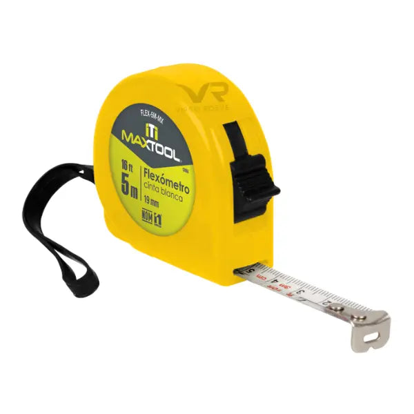 Flexometro de 5 mts en tarjeta de 6 pzs Aksi - Aksi - vista lateral
