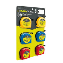 Flexometro de 5 mts en tarjeta de 6 pzs Aksi - Aksi - empaque