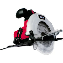 Sierra circular inalámbrica de 6 1/2" / 20V - 4 Ah, cargador rápido - Línea SWITCH Profesional Aksi - Aksi - vista lateral