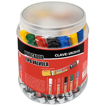 MARCADOR VALVULA DOGOTULS 6 COLORES 30PZ - Dogotuls - vista lateral