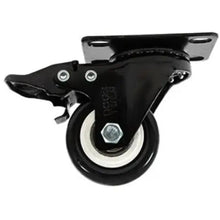 RODAJA PVC NEGRO GIRATORIA Y FRENO 2" - Dogotuls - detalle