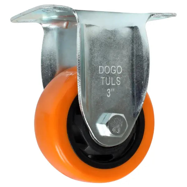 RODAJA PVC NARANJA FIJA 3" - Dogotuls