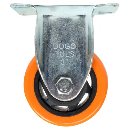 RODAJA PVC NARANJA FIJA 3" - Dogotuls - detalle