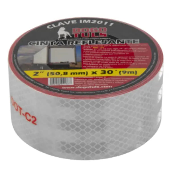 CINTA REFLEJANTE 2"X 30´ DOT-C2 11" / 7" - Dogotuls