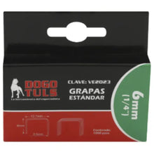 GRAPAS ESTÁNDAR  6MM (1000PZAS) - Dogotuls - detalle