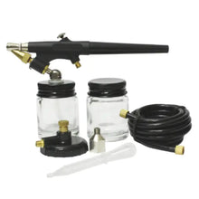 AEROGRAFO PLASTICO DE SUCCION 2 FRASCOS - Dixon - vista trasera