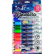 12pz Marcador para Pizarron Colores Indra IND-0787
