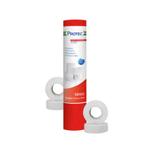 Tubo C/12 rollos Tela Adhesiva 2.5cm X 10m Protec - Dogotuls