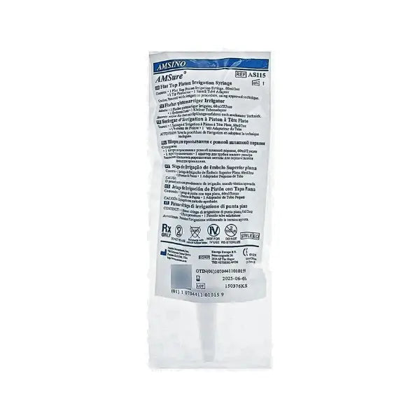 Jeringa 60 ml Con Embolo Plano AMSINO (Loaiza) - Loaiza - detalle