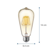 Foco Led Vintage 5w Aksi Dimeable Tipo Mazorca Base E27 - Aksi - detalle