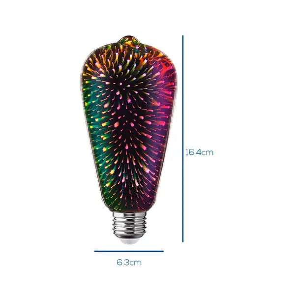 Foco Led 3d Mazorca 3.5 W Base E27 127 V- Aksi 122231 - Aksi - empaque