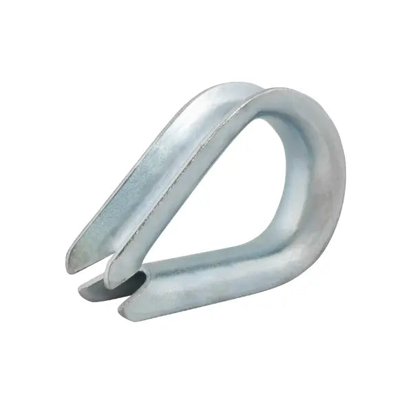 CUELLO GALVANIZADO 1/2" P/CABLE DE ACERObolsa  25 piezas - Sanhome - vista lateral