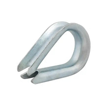 CUELLO GALVANIZADO 1/2" P/CABLE DE ACERObolsa  25 piezas - Sanhome - vista lateral