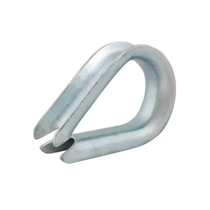 CUELLO GALVANIZADO 1/2" P/CABLE DE ACERObolsa  25 piezas - Sanhome - vista lateral