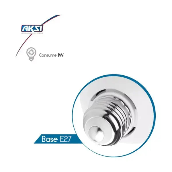 Foco Led 3d Mazorca 3.5 W Base E27 127 V- Aksi 122231 - Aksi - vista lateral