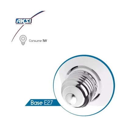Foco Led 3d Mazorca 3.5 W Base E27 127 V- Aksi 122231 - Aksi - vista lateral
