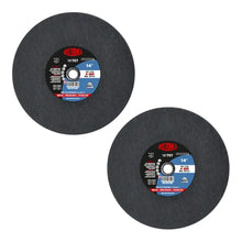 2 pzs Disco abrasivo Austromex tipo 41 grano 30 de 350 x 2.5 x 25.4 mm Metal/Inox - Austrodiam