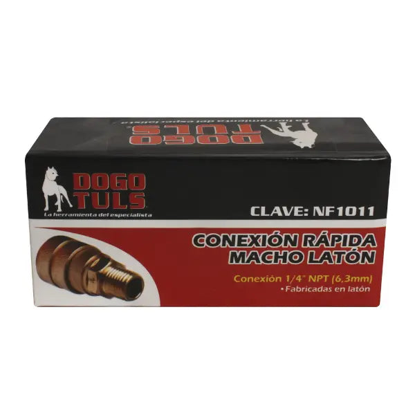 Conexión Rápida Macho Dogotuls 1/4" NPT - Dogotuls - vista lateral