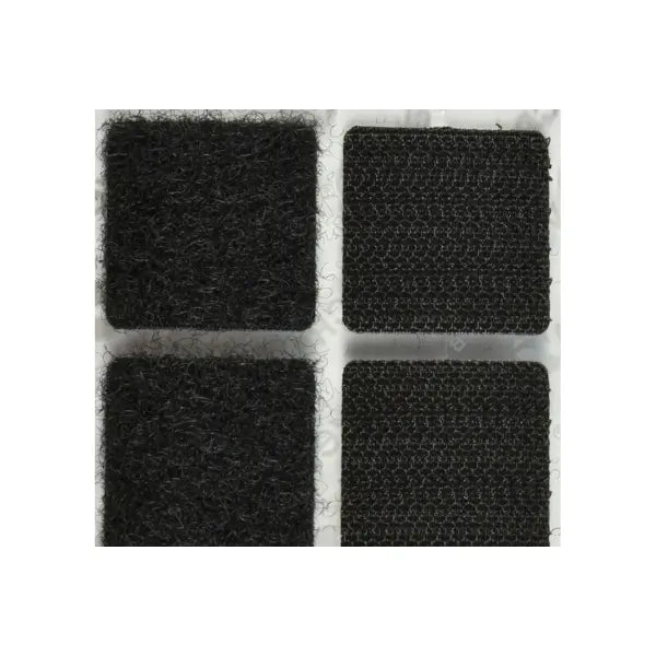 12 Cintas Adhesivas VELCRO® Sujetadores Cuadros organizador Adherible Negro - Velcro - vista trasera
