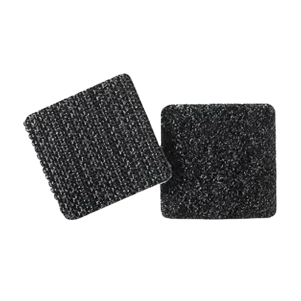 12 Cintas Adhesivas VELCRO® Sujetadores Cuadros organizador Adherible Negro - Velcro - detalle