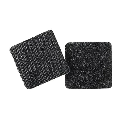 12 Cintas Adhesivas VELCRO® Sujetadores Cuadros organizador Adherible Negro - Velcro - detalle