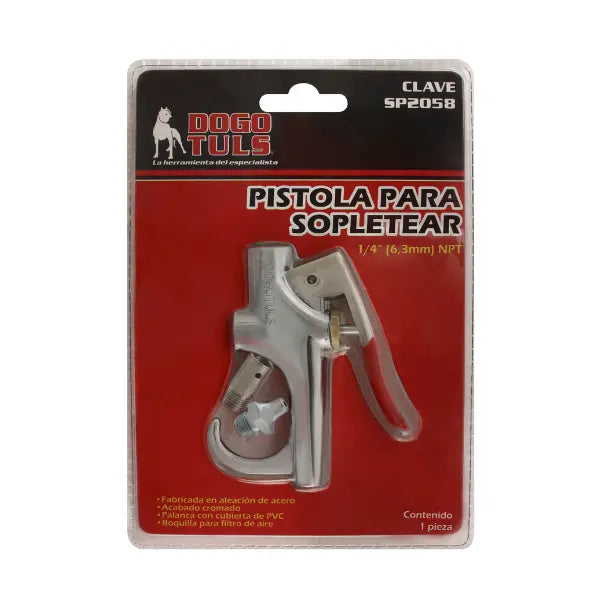 Pistola para Sopletear Aire Dogotuls 1/4" NPT - Sanplom - empaque