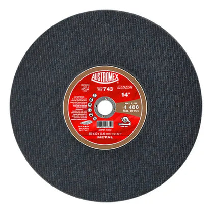 25 Disco abrasivo para corte de metalde 350 x 3.2 x 25.40 mm AUSTROMEX - Austrodiam