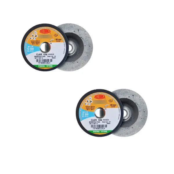 2 Copa Shellac Austromex tipo 11 de 80 x 45 x 15.9-11 mm Easy-Cut C4 - Austrodiam