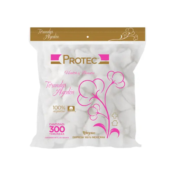 Torunda de Algodón Protec 150g (300 bolitas) - Degasa