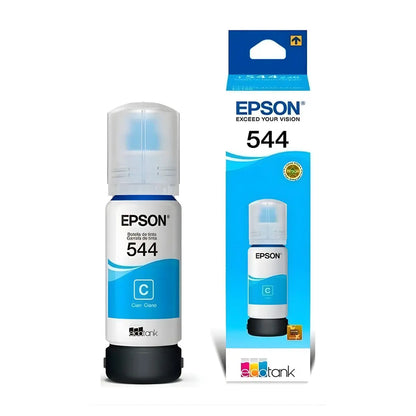 Tinta Epson Original T544 Cian - Epson - empaque