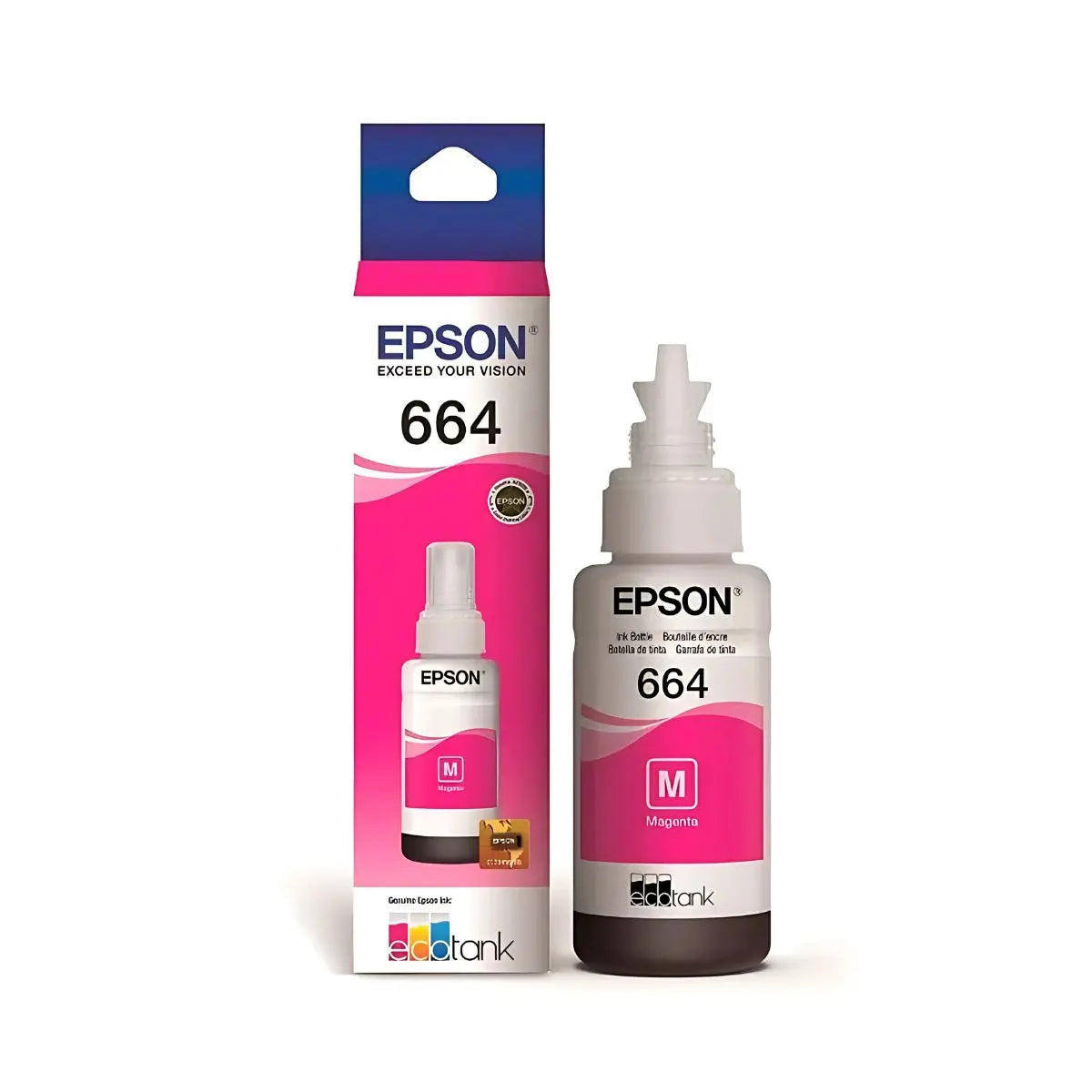 Tinta 664 Magenta Epson - Epson - empaque